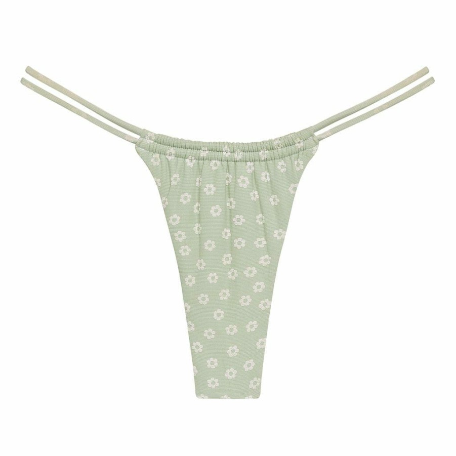 Bikini Bottoms * | Jade Floral Brasil Bikini Bottom