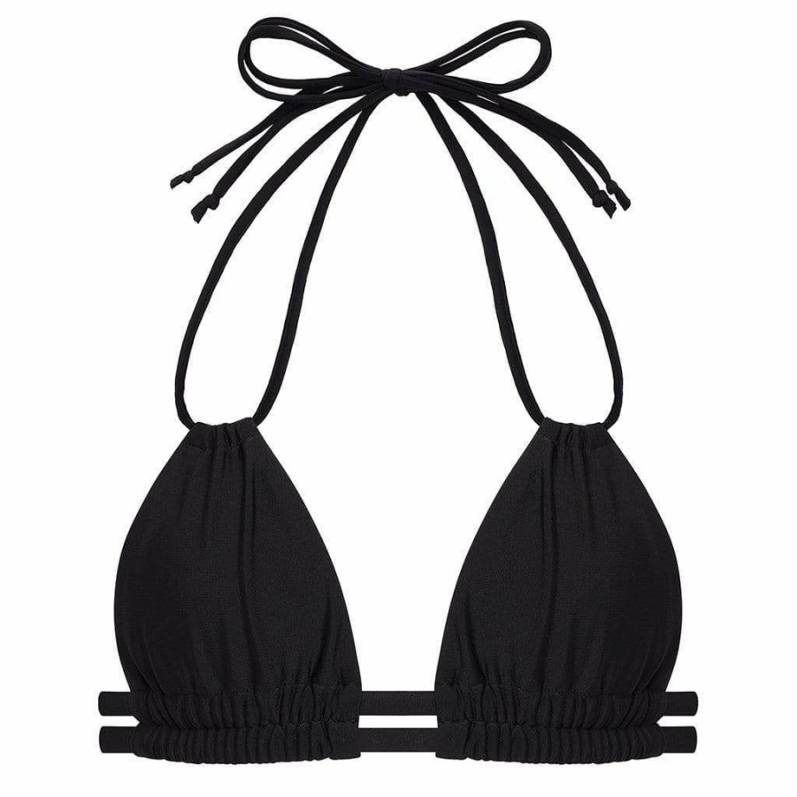 Fashion * | Black Dopio Bikini Top